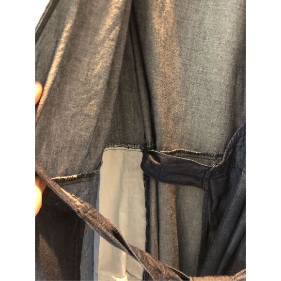 Draper James Women’s Blue Jean Wrap Style Short Sleeve Dress Size 6 - Picture 5 of 10